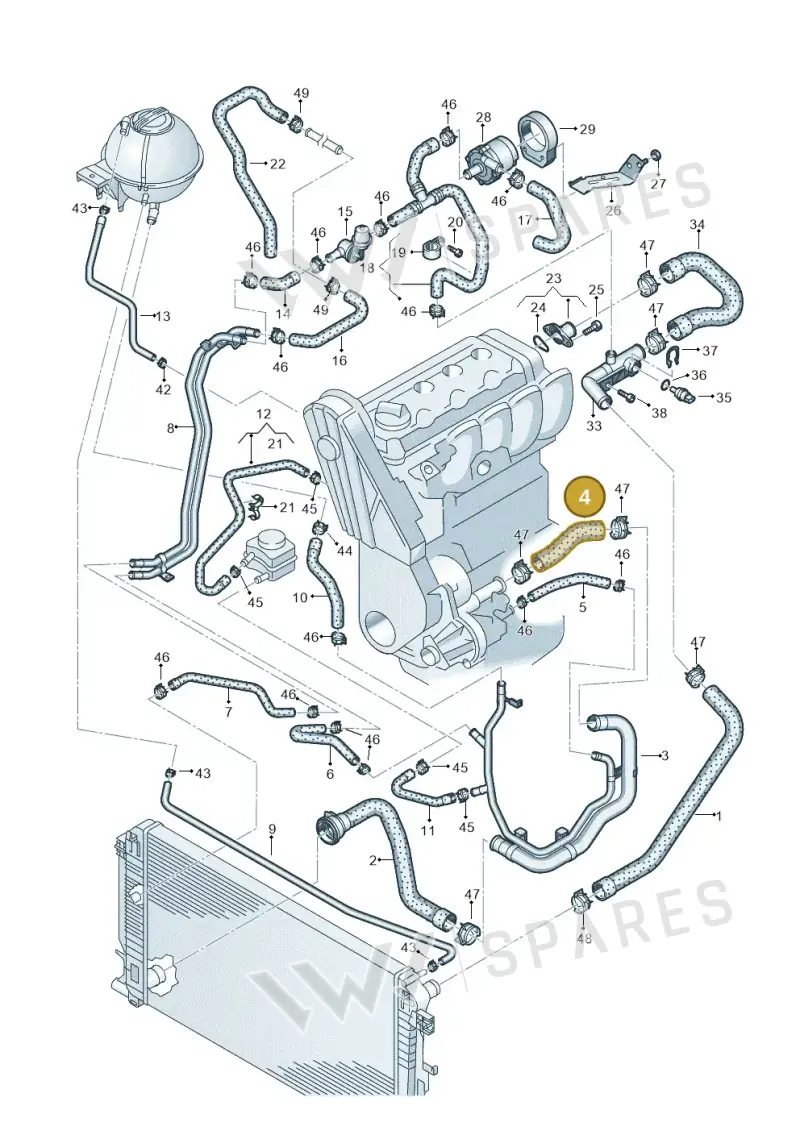 076121096C — Volkswagen Crafter 35 panel (2011-2016) diagram 483121200, position 4