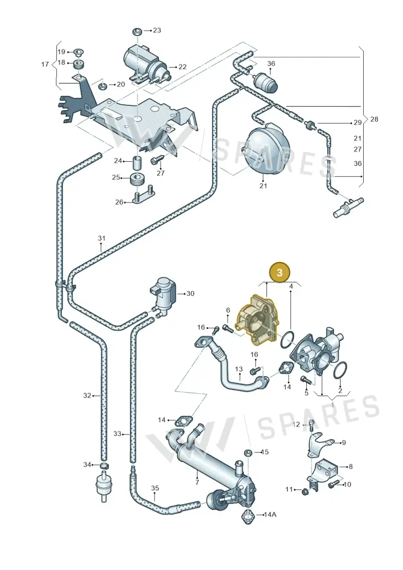 076128063A — Volkswagen TRANSPORTER/4MOTION    07 (2006-2007) diagram 479131900, position 3