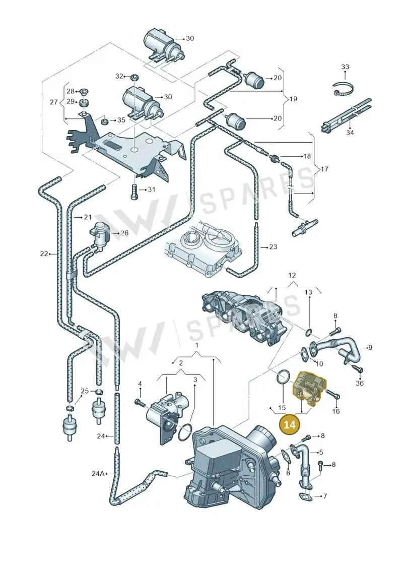 076128063A — Volkswagen Transp. caravelle (2009-2011) diagram 680131550, position 14