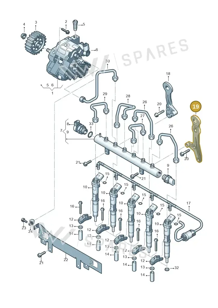 076130180 — Volkswagen Crafter 35 panel (2011-2016) diagram 483130400, position 19