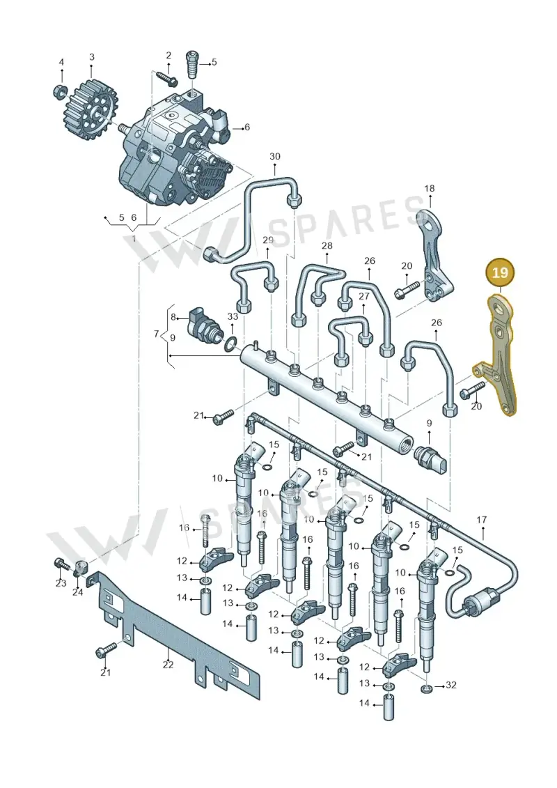 076130180 — Volkswagen Crafter 35 panel (2011-2016) diagram 483130400, position 19