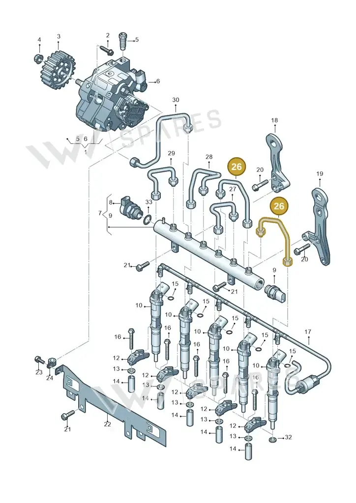 076130301 — Volkswagen Crafter 35 panel (2011-2016) diagram 483130400, position 26
