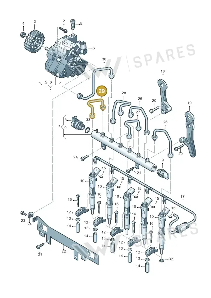 076130305 — Volkswagen Crafter 35 panel (2011-2016) diagram 483130400, position 29