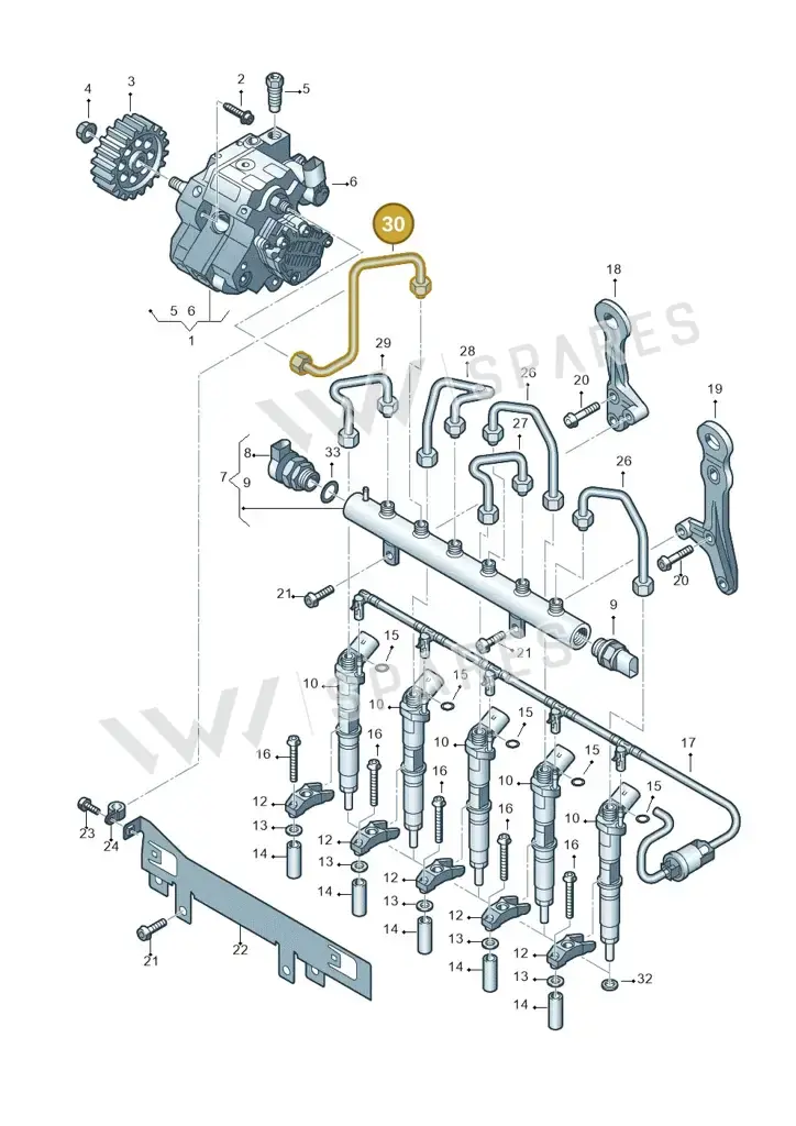 076130321 — Volkswagen Crafter 35 panel (2011-2016) diagram 483130400, position 30