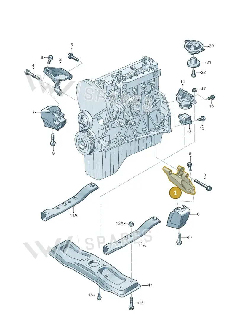 076199307 — Volkswagen Crafter 35 panel (2011-2016) diagram 483199200, position 1