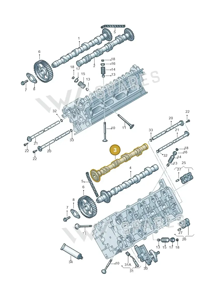 077109021GK — Volkswagen Phaeton 4motion (2010-2016) diagram 710109300, position 3