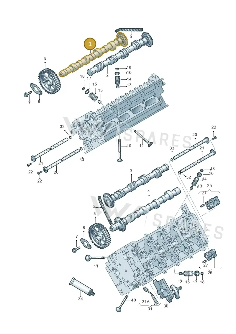 077109022EM — Volkswagen Phaeton 4motion (2010-2016) diagram 710109300, position 1