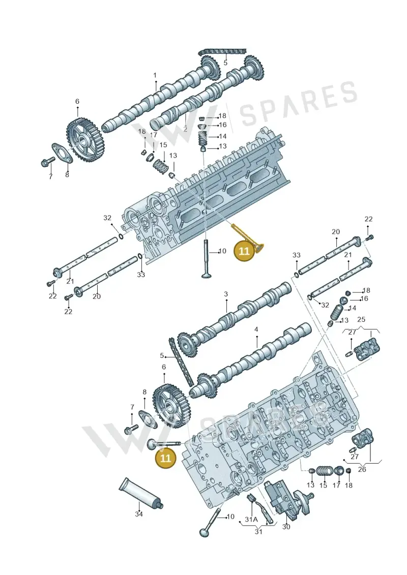 077109611S — Volkswagen Phaeton 4motion (2010-2016) diagram 710109300, position 11