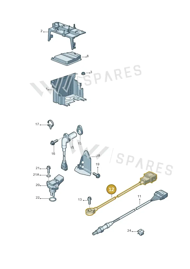 077905377F — Volkswagen Phaeton 4motion (2008-2010) diagram 258906000, position 12