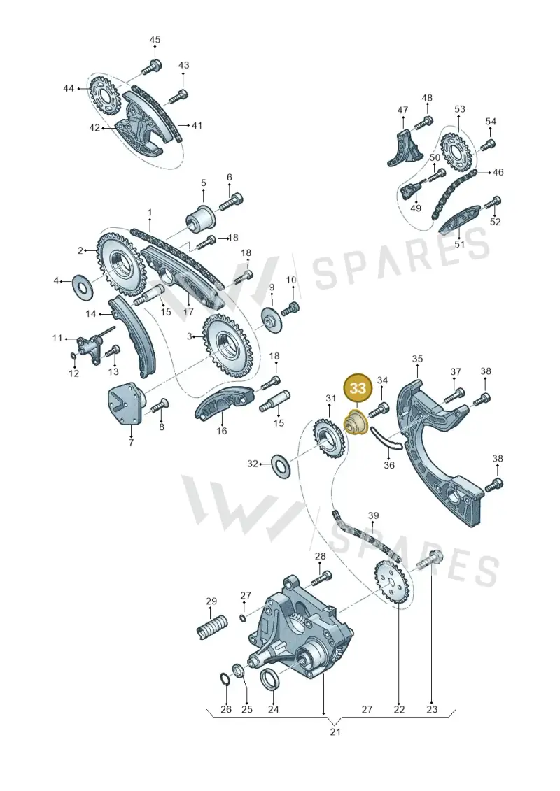 079109512E — Volkswagen Touareg BlueMotion (2014-2018) diagram 277109900, position 33