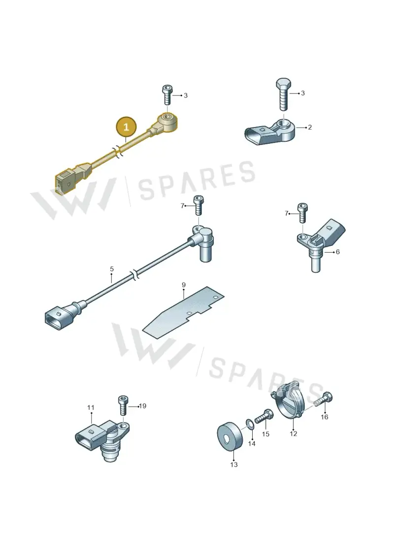 07C905377N — Volkswagen Phaeton 4motion (2010-2016) diagram 710906000, position 1
