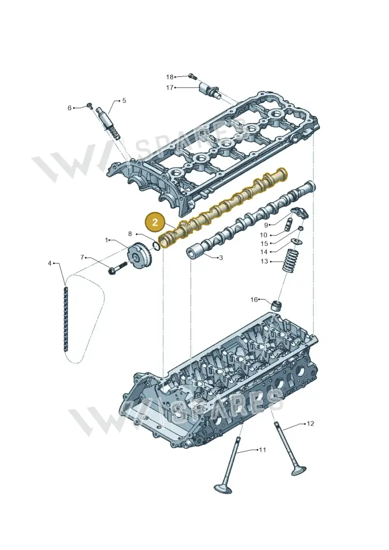 07K109101E — Volkswagen New Beetle             06> (2005-) diagram 449109250, position 2