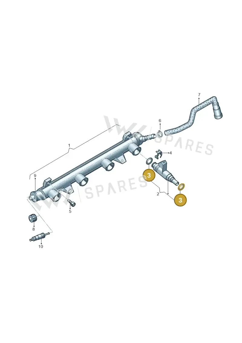 07K906149A — Volkswagen Golf (2011-2013) diagram 253133500, position 3