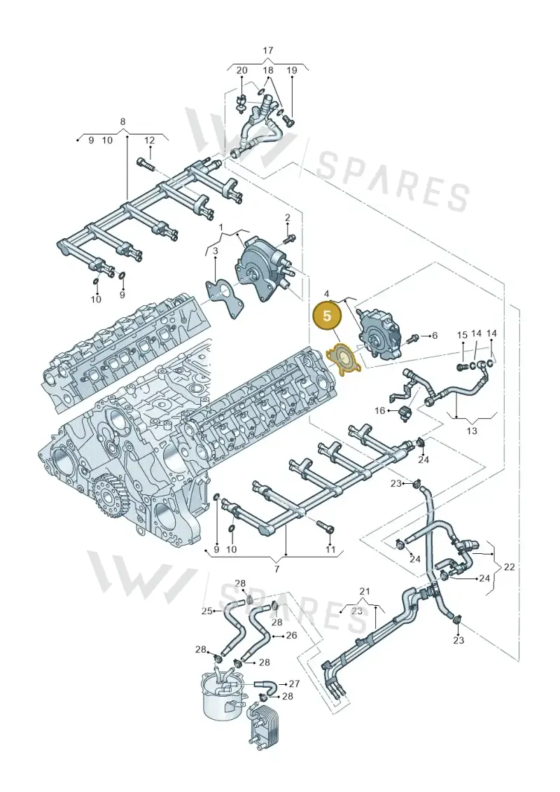 07Z145215 — Volkswagen Touareg                08> (2007-) diagram 274127750, position 5