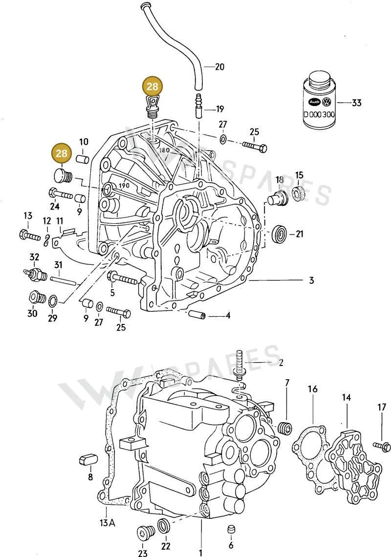 084301115 — Volkswagen Polo/Polo Coupe (1990-1994) diagram 009027000, position 28
