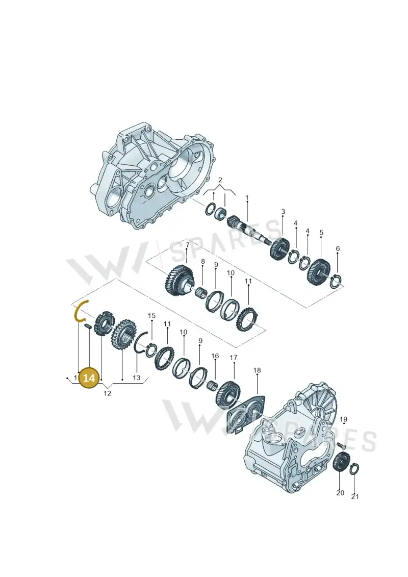 084311313 — Volkswagen Up! 1.0 TSI (2013-2017) diagram 559311320, position 14