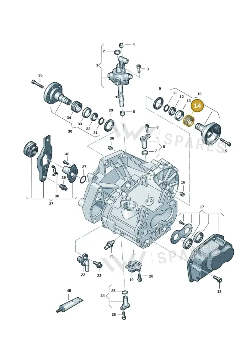 084409379 — Volkswagen Taigo (2021-2024) diagram 2f0301120, position 14
