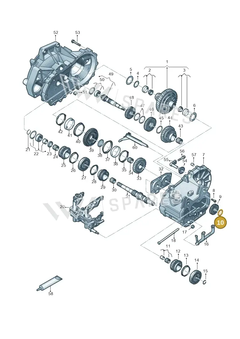 085311187B — Volkswagen Taigo (2021-2024) diagram 837305030, position 10