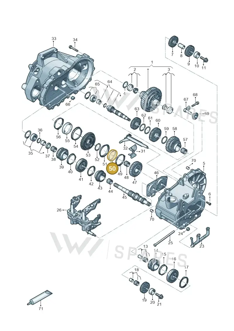 085311279B — Volkswagen Taigo (2021-2024) diagram 827310030, position 50