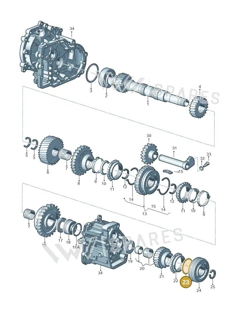 085311311 — Volkswagen LUPO/3L TDI (2003-2005) diagram 232311300, position 23