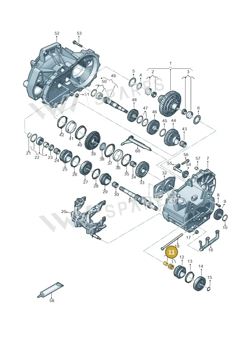 085311431J — Volkswagen Taigo (2021-2024) diagram 837305030, position 11