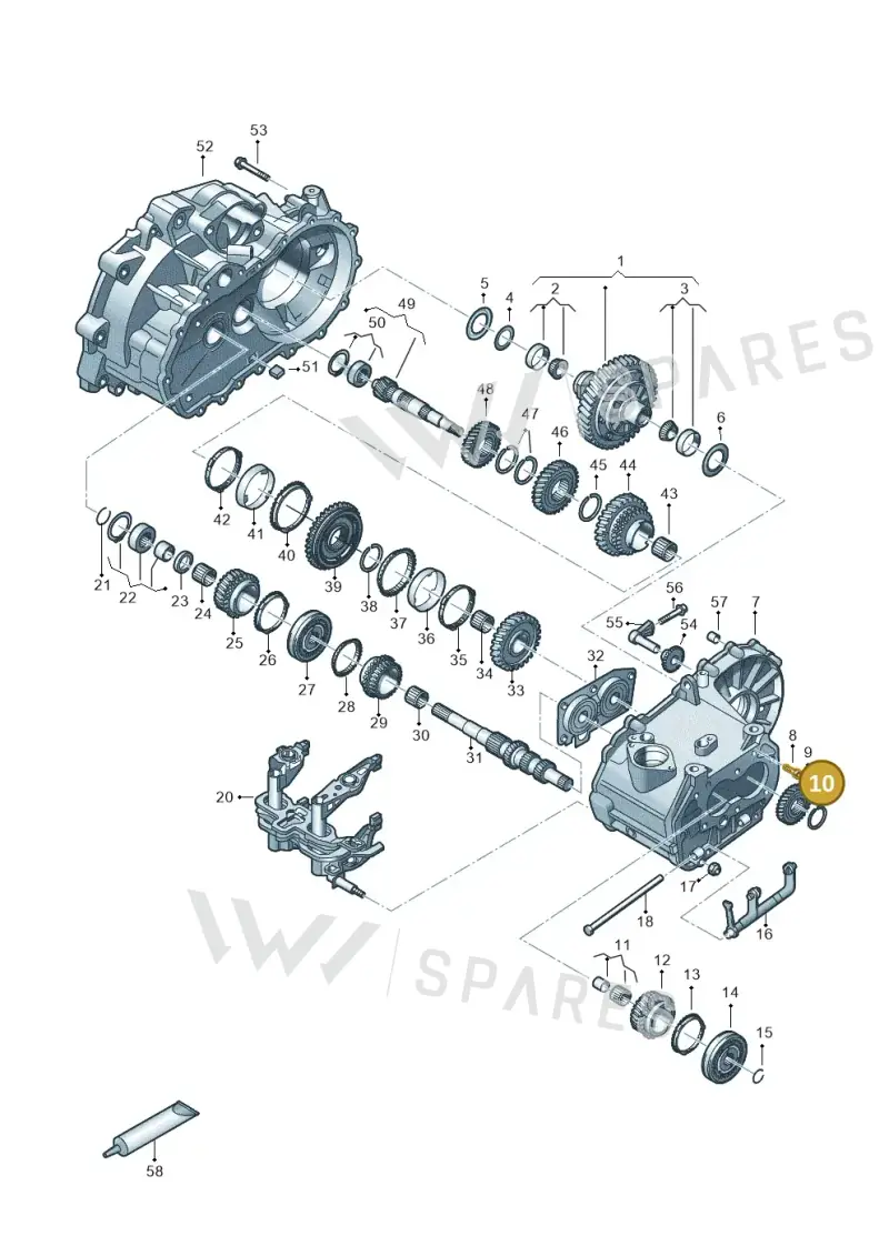 085398008 — Volkswagen Up! 1.0 BlueMotion (2016-2023) diagram 892305120, position 10