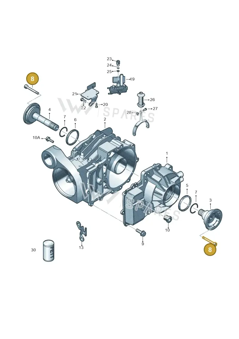 087409360 — Volkswagen Transport. multivan (2019-2024) diagram 679525110, position 8