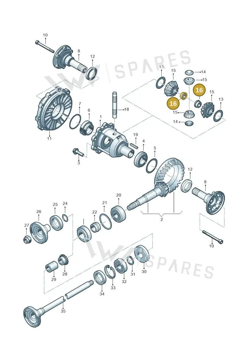 087409373 — Volkswagen Phaeton 4motion (2010-2016) diagram 195525300, position 16