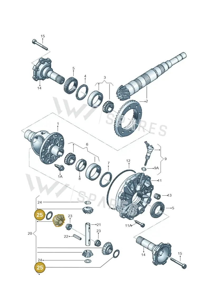 088409249C — Volkswagen PASSAT/4MOTION/W8 (2002-2005) diagram 118409250, position 25