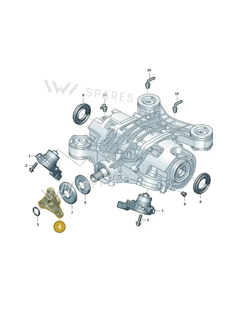 08E525289 — Volkswagen Golf 2.0 BlueMotion (2019-2024) diagram 5h0525110, position 4