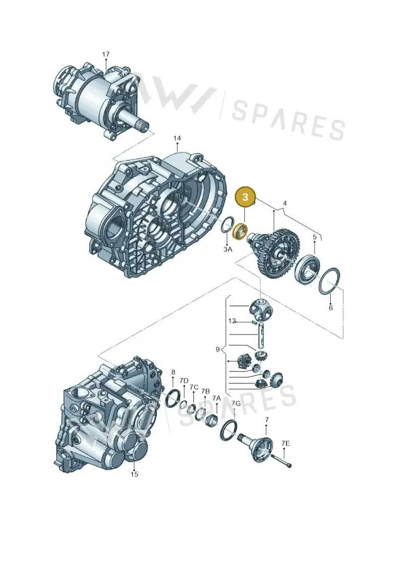 091517185D — Volkswagen Sharan (2008-2010) diagram 406409190, position 3
