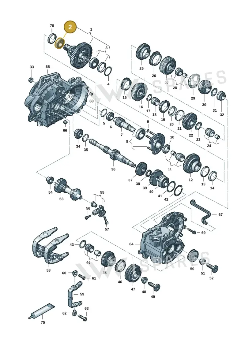 091517185D — Volkswagen Transport. multivan (2019-2024) diagram 7ep300806, position 2