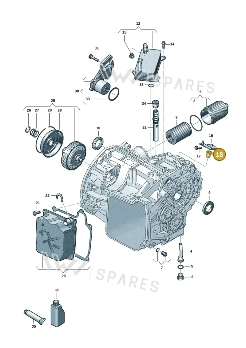 095321182B — Volkswagen Passat estate (2023-) diagram 7t0301590, position 18