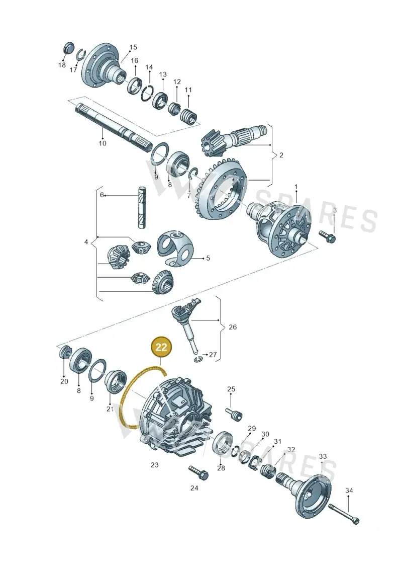 095321386 — Volkswagen PASSAT/4MOTION/W8 (2002-2005) diagram 218409500, position 22