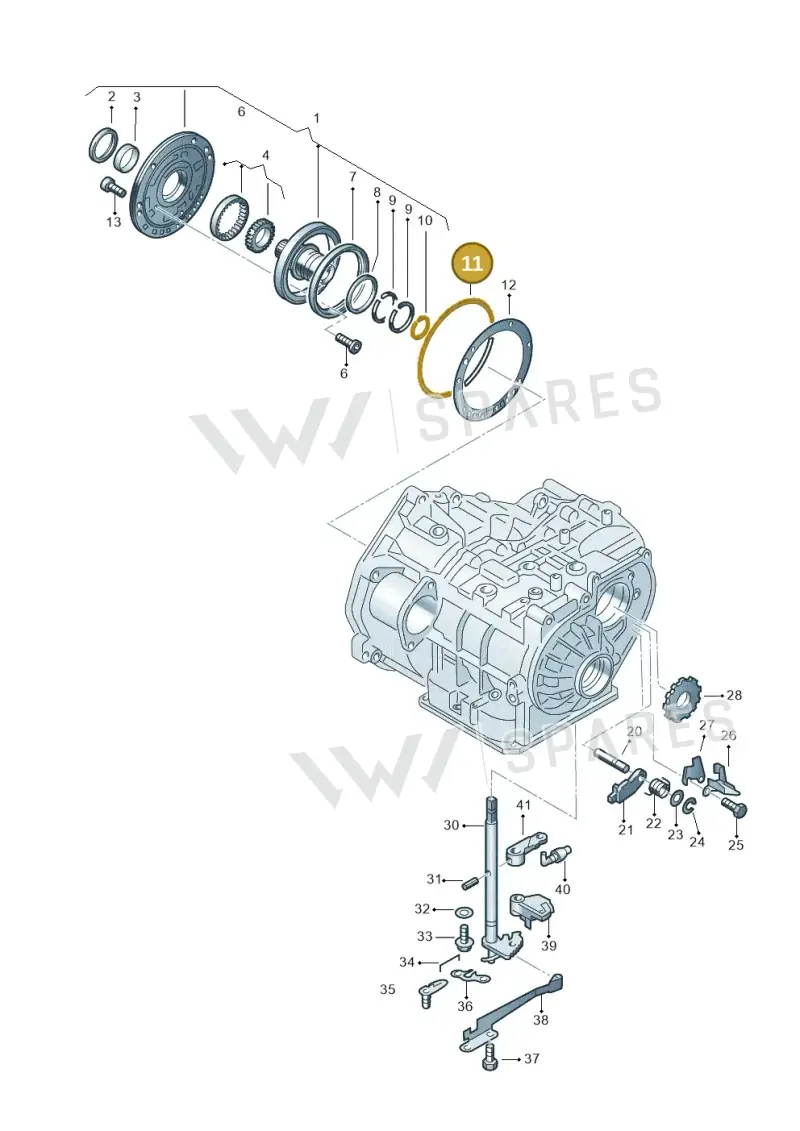 095321386 — Volkswagen SHARAN/4MOTION (2005-) diagram 245321550, position 11