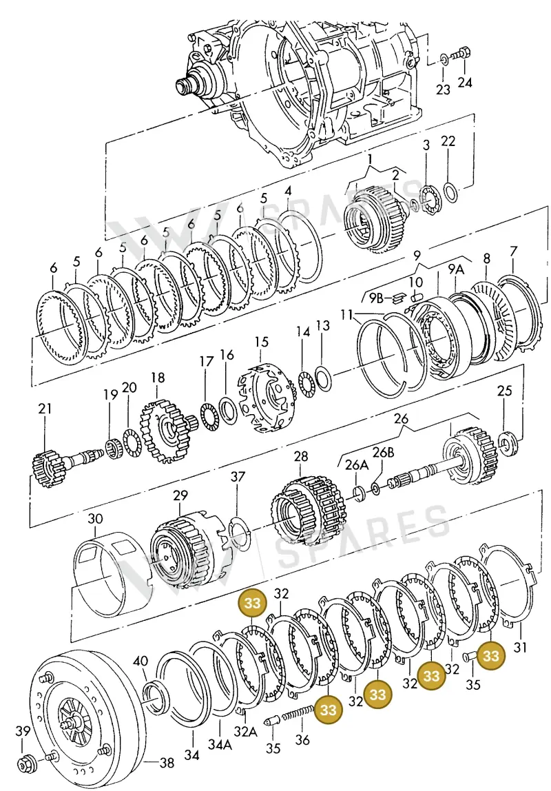 095323465F — Volkswagen POLO CLASSIC/VARIANT (1996-1999) diagram 186323500, position 33