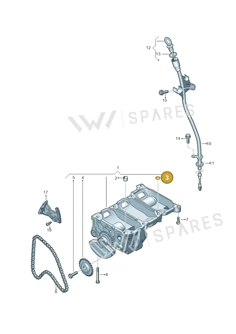 095323969 — Volkswagen Polo (2009-2014) diagram 672115200, position 3