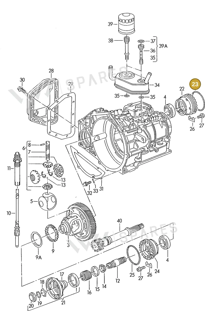 095409528 — Volkswagen Passat (1989-1991) diagram 084072000, position 23
