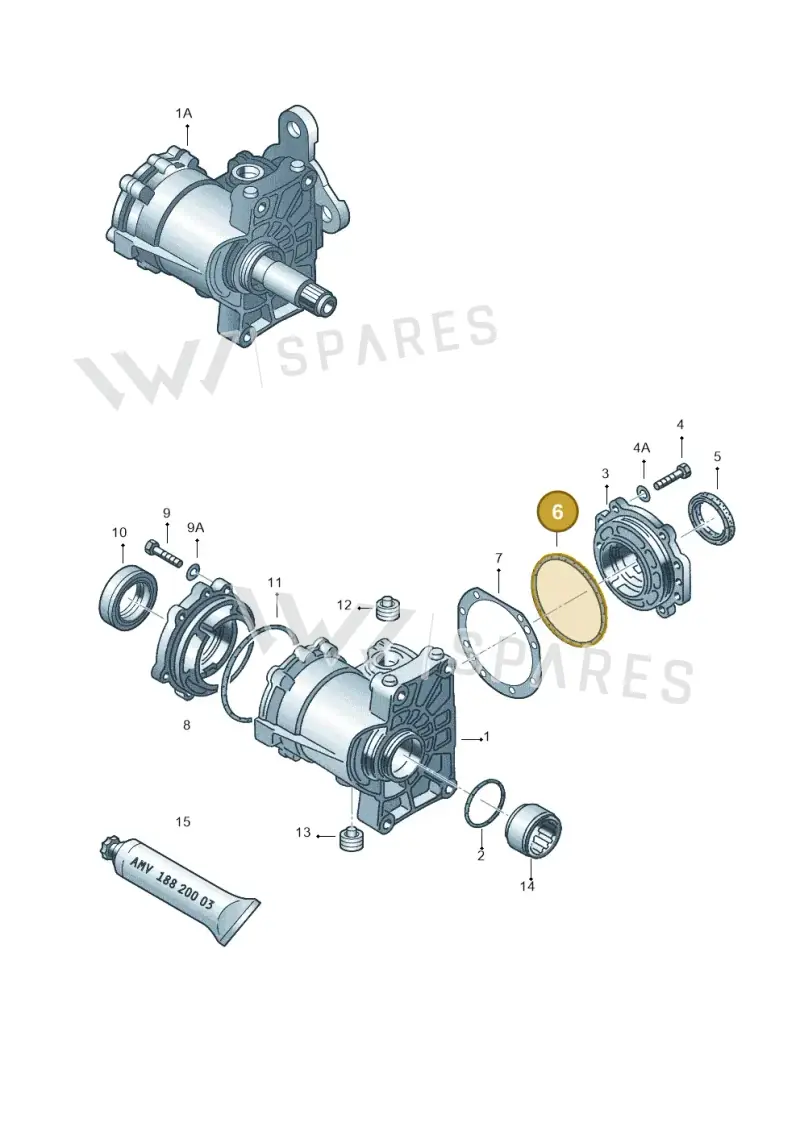 095409528 — Volkswagen Jetta/Wagon (2002-2006) diagram 194409430, position 6