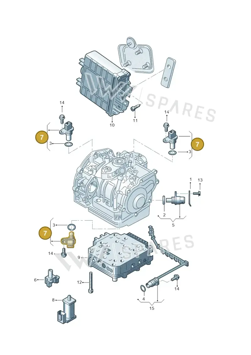 095927321C — Volkswagen Sharan (2008-2010) diagram 162927500, position 7