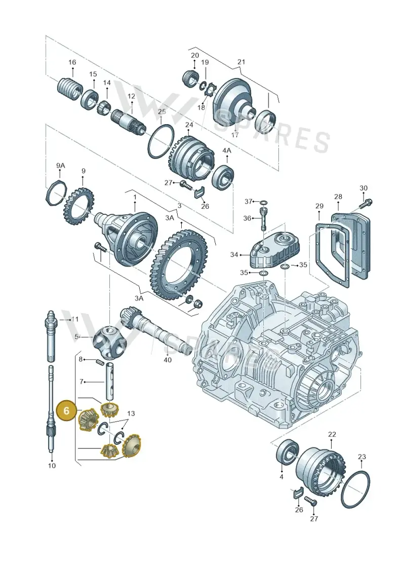 096498081C — Volkswagen New Beetle             06> (2005-) diagram 201409500, position 6