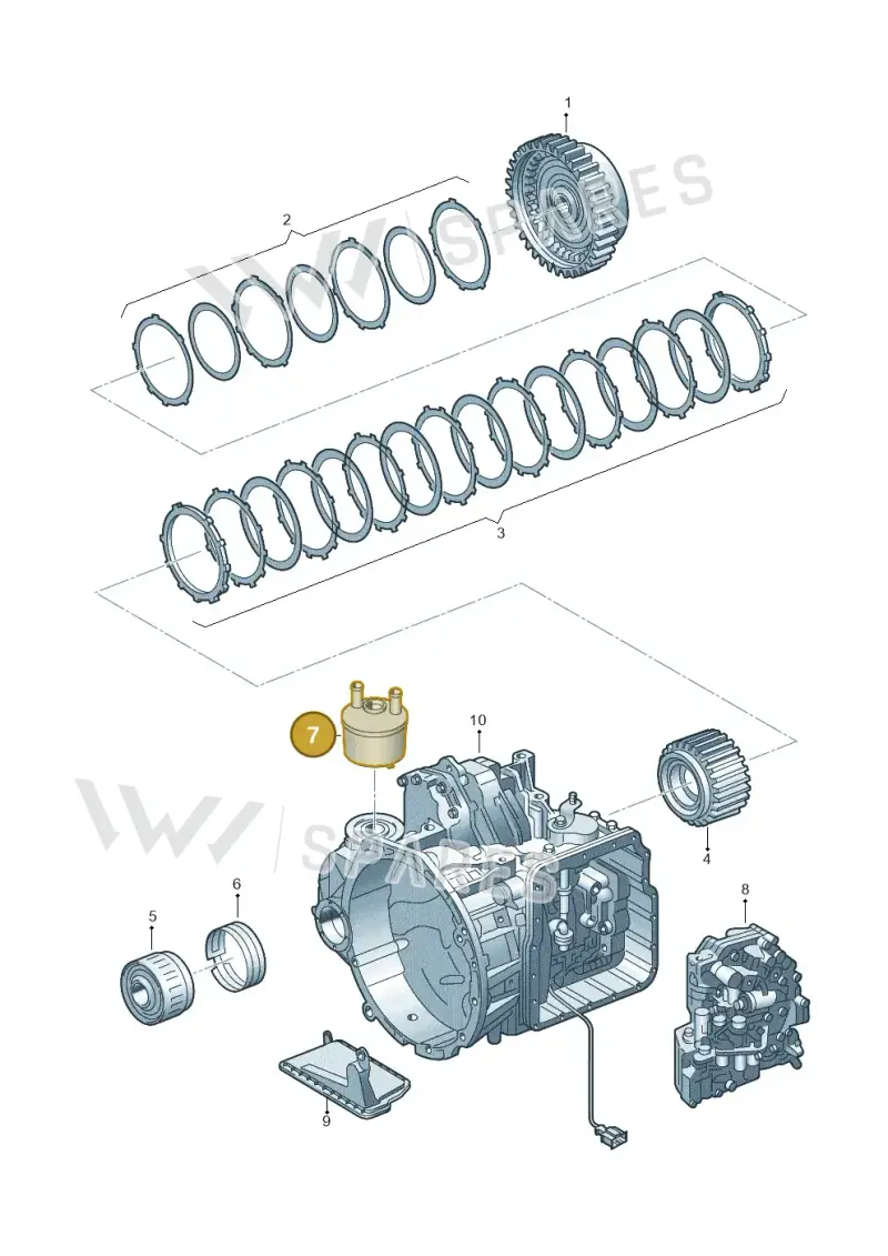 09A409061 — Volkswagen Sharan (2008-2010) diagram 245323500, position 7