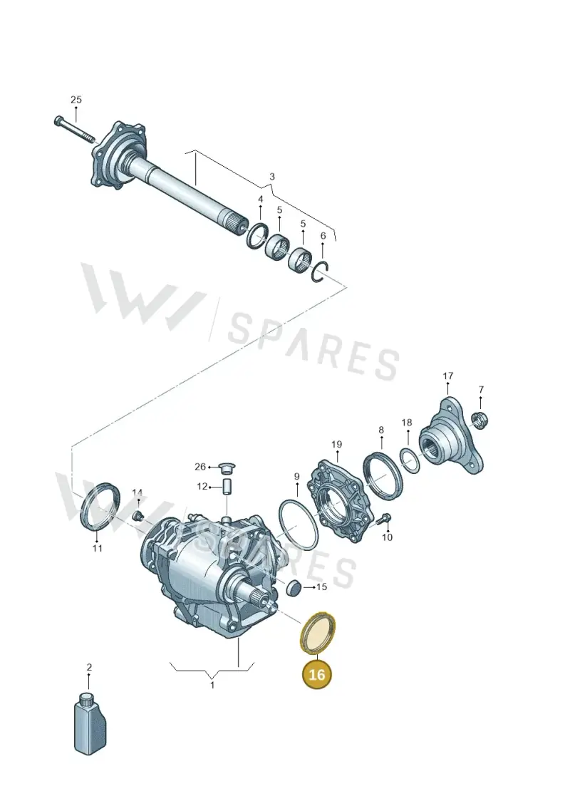 09A409529C — Volkswagen Caddy Maxi Kombi (2020-2024) diagram 884409103, position 16