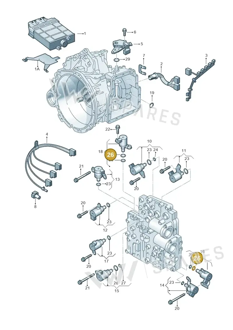 09A927322E — Volkswagen Sharan (2008-2010) diagram 244927600, position 26