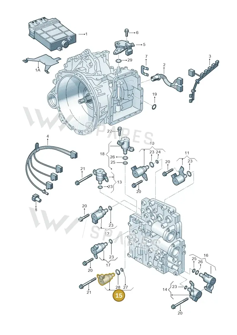 09A927331E — Volkswagen Sharan (2008-2010) diagram 244927600, position 15