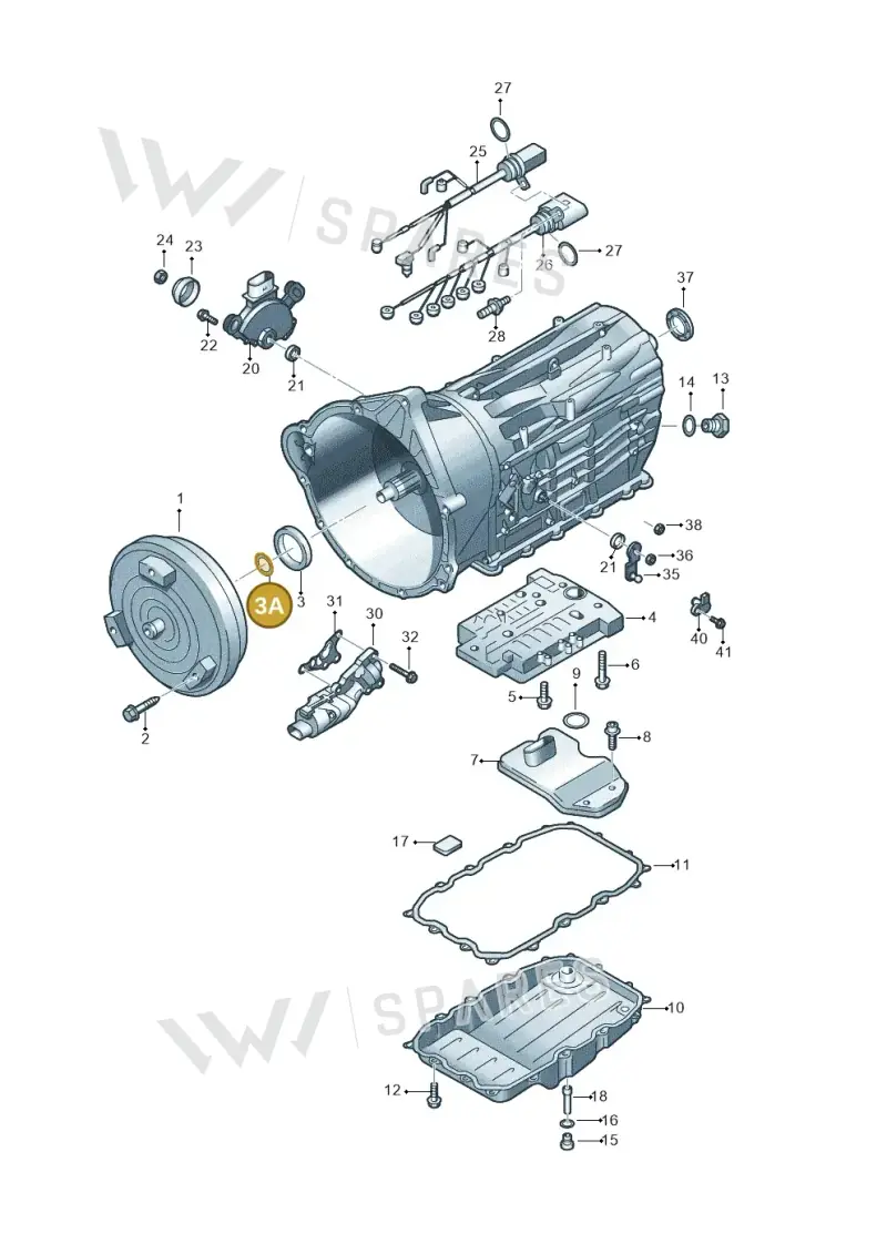 09D321181D — Volkswagen Touareg BlueMotion (2014-2018) diagram 693321600, position 3A