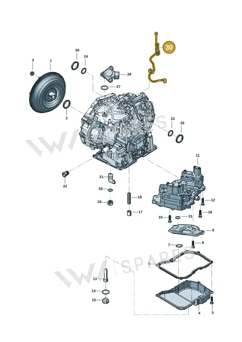 09G301472AD — Volkswagen Beetle (2016-2019) diagram 802300358, position 30