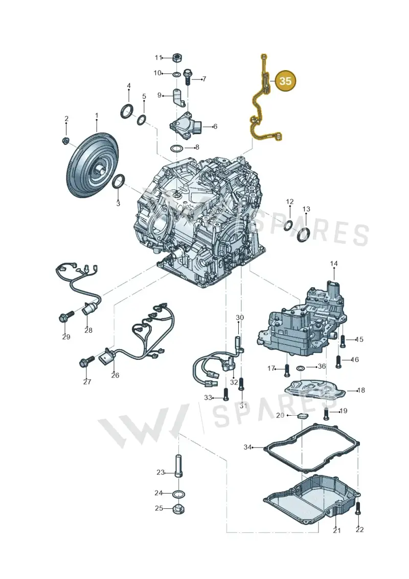 09G301472S — Volkswagen POLO HATCH         "ZA"06> (2005-) diagram 496300251, position 35