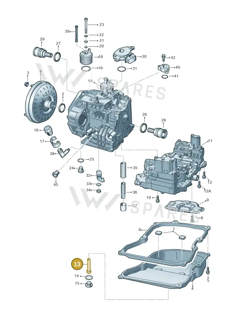 09G321363F — Volkswagen Jetta 2.0 (2015-2015) diagram 278321650, position 13