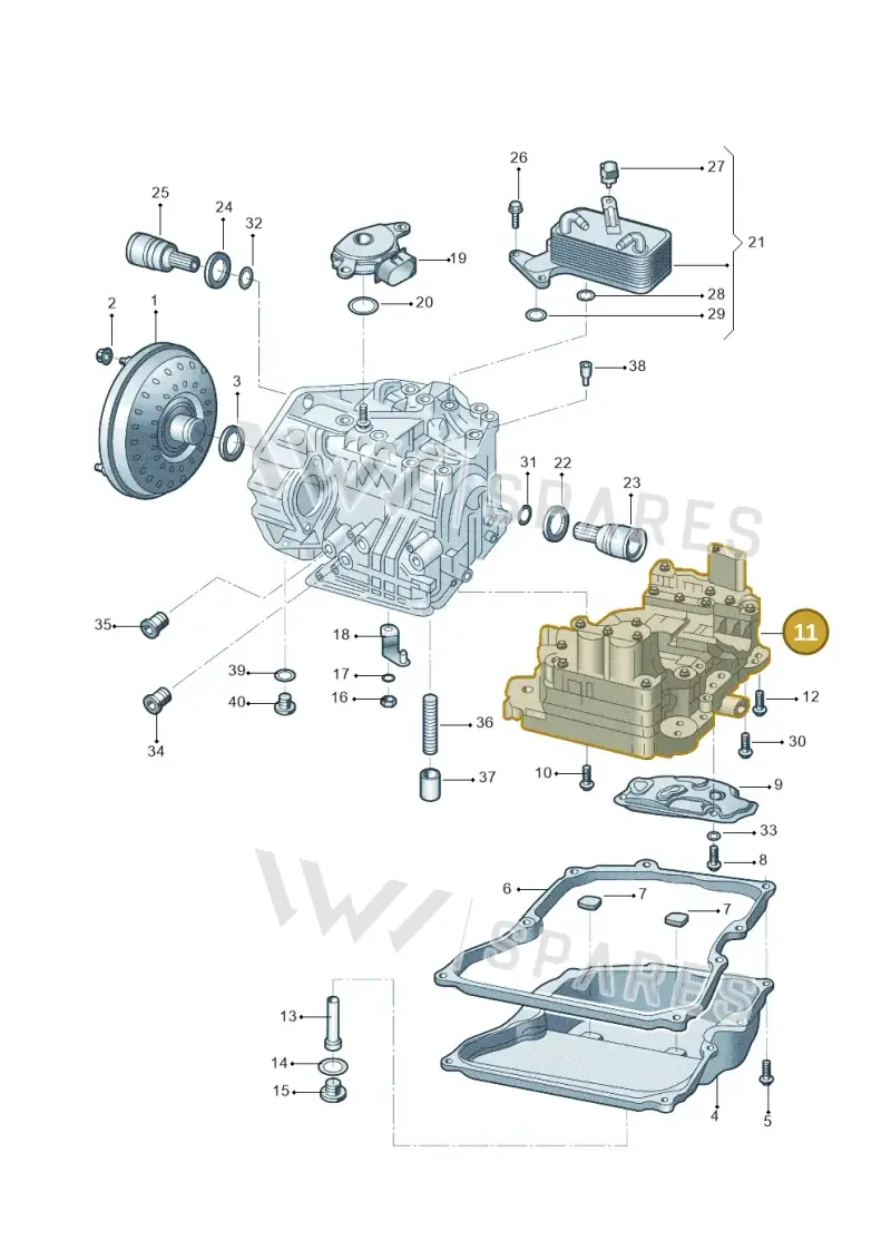 09G325039D — Volkswagen New Lavida (2015-2022) diagram 714321650, position 11